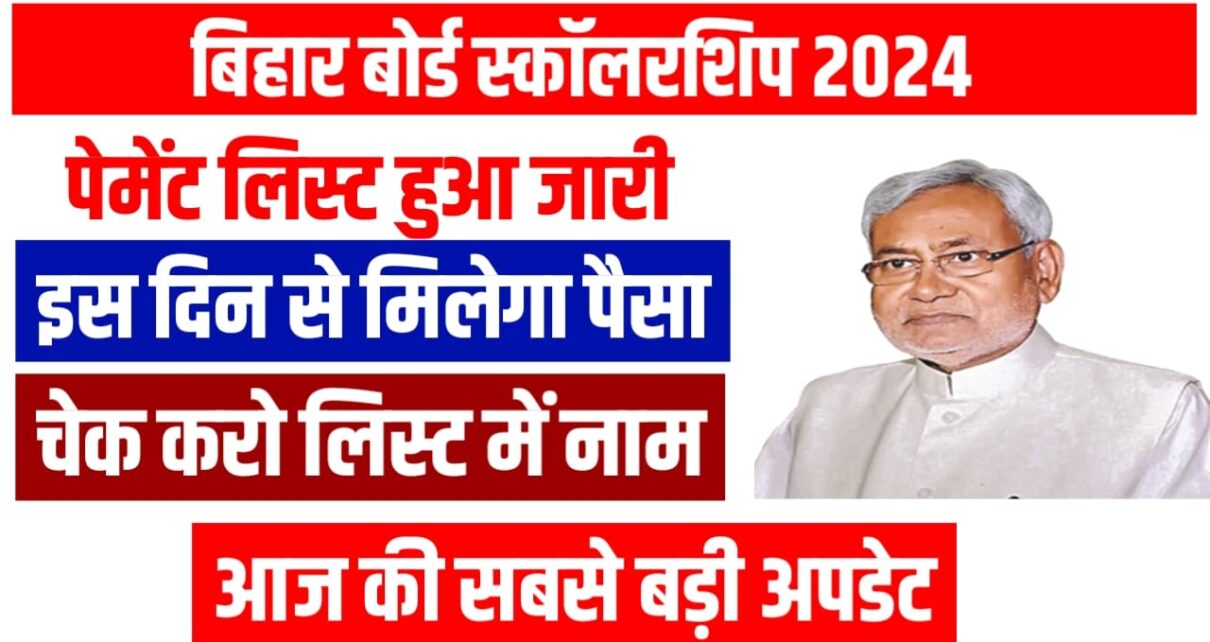 Bihar Board Matric Scholarship 2024 Payment list: ₹10000 स्कॉलरशिप पेमेंट लिस्ट हुआ जारी ऐसे चेक करें अपना नाम